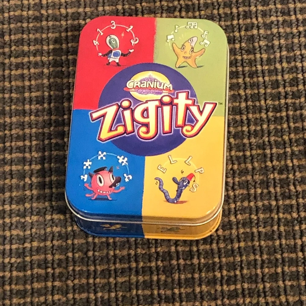 CRANIUM ZIGITY COLLECTIBLE TIN GAME - NEVER OPENED